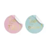 Stickers gender reveal baby shower team fille et garçon rose et bleu