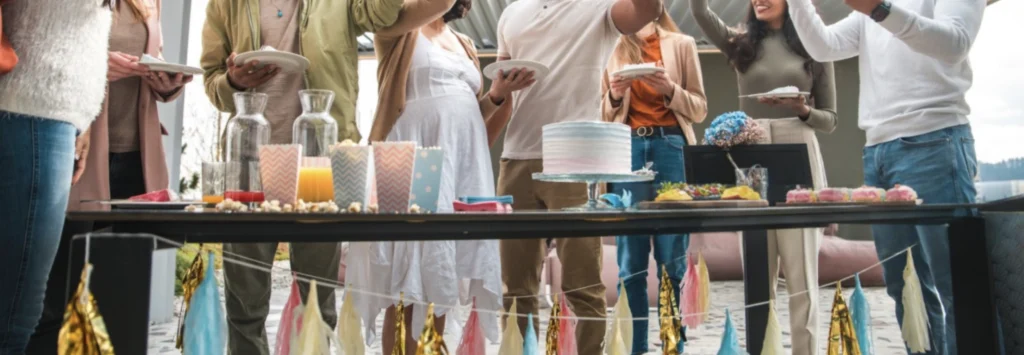Décoration de table  Gender reveal ou Baby shower