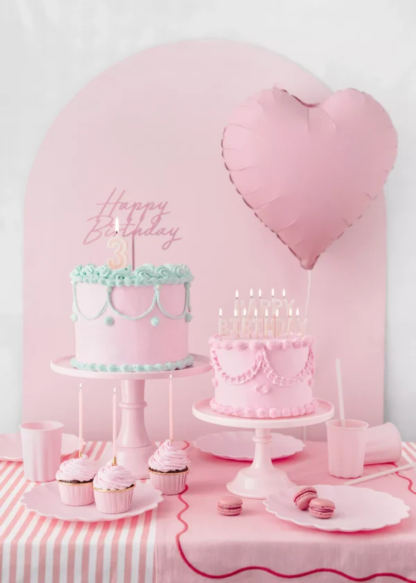 Ballon coeur rose XL – Image 2