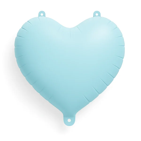 Ballon coeur bleu XL