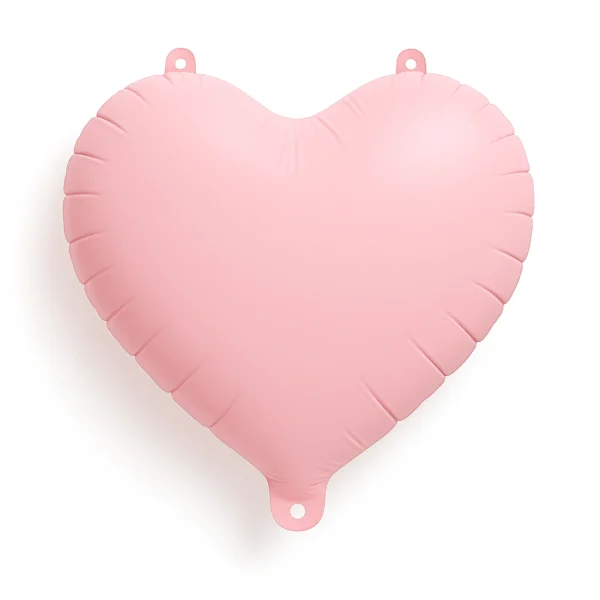 Ballon coeur rose XL