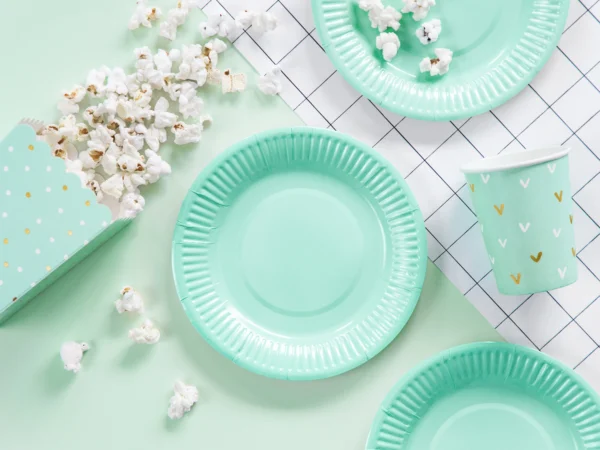 Boite pop corn bleu – Image 3