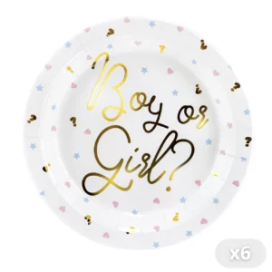 Assiettes Boy or Girl