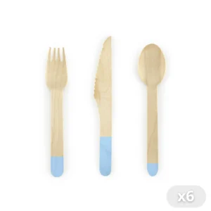 Couverts bleus