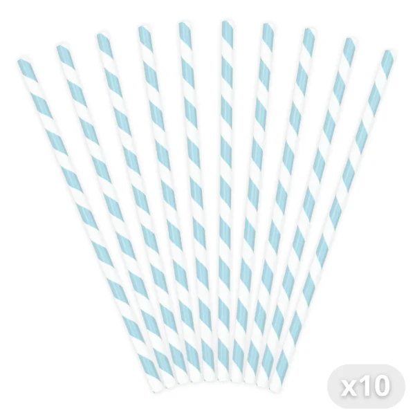 Pailles bleues
